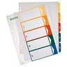 LEITZ Register 12910000 DIN A4 1-5 volle Höhe PP farbig/transparent LEITZ Register 12910000 DIN A4 1-5 volle Höhe PP farbig/transparent