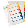 LEITZ Register 12920000 DIN A4 1-6 volle Höhe PP farbig/transparent LEITZ Register 12920000 DIN A4 1-6 volle Höhe PP farbig/transparent