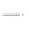 HAMA Tastatur-Maus-Set WKM-550 Funk/BT USB-A weiß