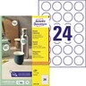 AVERY ZWECKFORM Etiketten I+L+K Ø 40mm L3415-100, 2.400St/Pck