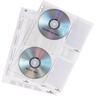 DURABLE CD/DVD Hülle COVER M 522219 PP transparent, 5St/Pck
