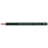 FABER-CASTELL Bleistift CASTELL 9000 Jumbo 119300 dunkelgrün HB