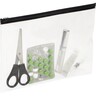 DURABLE Dokumententasche 248001 DIN A5 PVC transparent, 5St/Pck