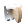 UNILUX Kleiderhaken Aurora 9,5x8,5cm 1 Kleiderhaken weiß/Buche