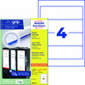 AVERY ZWECKFORM Ordneretikett L6061-25 59x192mm ws, 120St/Pck