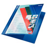 LEITZ Schnellhefter 41930035 mit Tasche DIN A4+ PVC, blau