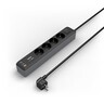 HAMA Steckdosenleiste 4fach 1,4m schaltbar 2xUSB-C 1xUSB-A schwarz