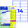 AVERY ZWECKFORM Adressetiketten QuickPEEL L7163-100, 1.400St/Pck