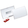 DURABLE Namenschilder Click Fold 821219 75x40mm tr, 10St/Pck