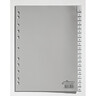 DURABLE Register 20tlg A4h Kunststoff blanko grau 644310