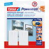 TESA Powerstrips Bildernagel 58031 weiß Nägel+ 4 Strips, 2St/Pck