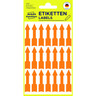 AVERY ZWECKFORM Hinweisetikett Pfeil 3008 orange, 63St/Pck