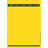 LEITZ Ordneretikett 16880015 lang/schmal Papier gelb, 125St/Pck