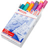 EDDING Textilmarker 4-4500 2-3mm 10 Farben sort, 10St/Pck