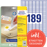 AVERY ZWECKFORM Etiketten L4731REV-25 25,4x10mm weiß, 5.670St/Pck