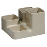 ARLAC Multiköcher Uni-Butler 23403 13x9x13cm 4Fächer PS grau