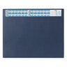 DURABLE Schreibunterlage m. Kalender 65x52cm PVC, VSP, dunkelblau