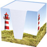 RNK Notizklotz Leuchtturm 4654 5 92x92x92mm 900Blatt 70g weiß