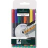 FABER-CASTELL Folienschreiber sf. 0,4mm OHP-Plus wasserfest, 8St/Pck