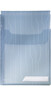 LEITZ Prospekthülle 4727 A4 Combi-Hülle blau, 3St/Pck