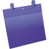 DURABLE Logistiktasche 175107 Lasche A4 quer d.bl, 50St/Pck