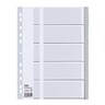 ELBA Register A4 blanko 5tlg 57495GR Kst grau