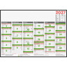BRUNNEN Tafelkalender A4q Pappe 2027 folienkaschiert 1070142007