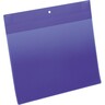 DURABLE Magnettasche 174807 A4 quer dunkelblau, 10St/Pck