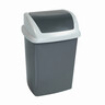 MAUL Abfalleimer 20x37x25cm 10L Schwingdeckel Kuststoff dunkelgrau