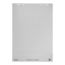 Flipchartblock 65x98cm RCP 20Bl. blanco gerollt, 5St/Pck