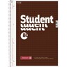BRUNNEN Collegeblock Student A4/70g 80Blatt raut. 1067943/1069943