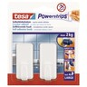 TESA Powerstrips Klebehaken System weiss, 2St/Pck
