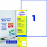AVERY ZWECKFORM Etiketten Magnetschild 210x297mm Inkjet ws, 5St/Pck
