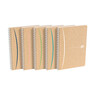 OXFORD Spiralbuch Touareg A5/90Blatt, kariert, recycl. beige
