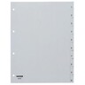 HETZEL Register 1-15 A4h Kunststoff grau
