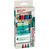 EDDING Permanentmarker 22 EcoLine 4-22-4 1-5mm Keil sort, 4St/Pck