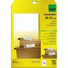 SIGEL Einsteckschild 60x21mm 185g ws für Mappen Leitz, 156St/Pck