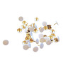 ALCO Reißnägel SUN plastiküberzogen Fb. weiß, 9,5mm, 100St/Pck