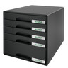 LEITZ Schubladenbox PLUS 52110095 5Schubfächer schwarz