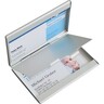SIGEL Visitenkartenetui Twin VZ136 max. 30Karten Aluminium silber