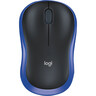 LOGITECH MAUS 910-002236 mit 3 Funktionstasten schwarz/blau