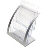 DEFLECTO Prospekthalter 3 Fächer Contemporary DIN A4 silber