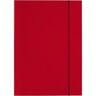 FALKEN Sammelmappe A3 Longlife 3 Klappen, Karton, Gummizug, rot