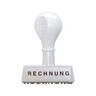 WEDO Textstempel 19327 RECHNUNG 45mm Kunststoff weiß