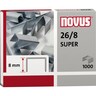 NOVUS Heftklammern 040-0199 26/8 Super verzinkt, 1.000St/Pck