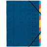 EXACOMPTA Ordnungsmappe A4 Manila-Karton 12 Fächer blau 54122E