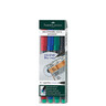 FABER-CASTELL CD/DVD Marker MULTIMARK 152304 0,4mm, 4St/Pck