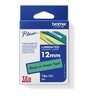 BROTHER P-touch Schriftbandkassette TZE731 12mm:8m laminiert sw auf gn