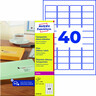 AVERY ZWECKFORM Adressetiketten L4770-25 transparent, 1.000St/Pck