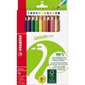 STABILO Farbstift GREENtrio 4,2mm sortiert, 12St/Pck